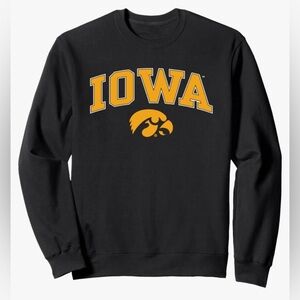 NEW-Iowa State University, long sleeve, black sweatshirt, official LM